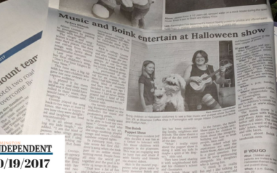 Alison and Boink are featured in the Farmington Independent